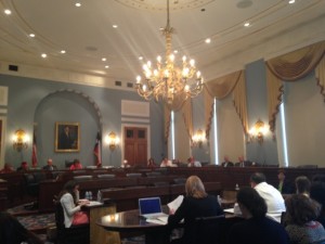 Sherri Tussler and others testifying before the House Subcommittee on Nutrition.