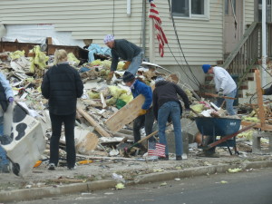 nj damage clean up - hurricane sandy