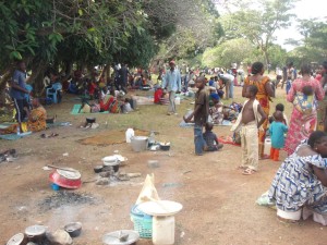 CAR refugee camp