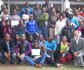 Some of the seminary students who attended the workshop.
