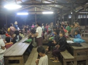 A refugee camp filled with Kachin State children.