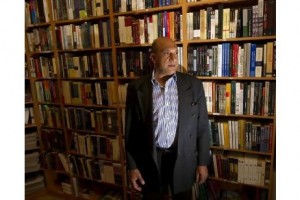 Munther Fahmi at the American Colony Bookstore in Jerusalem