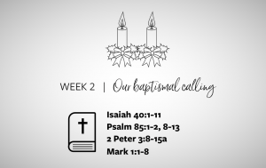 Week 2: Our baptismal calling