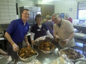 Chicken dinners at Olivet Lutheran