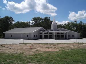 The newly completed building of Peace Lutheran Church, Joplih, MO