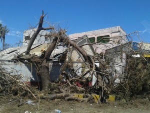 Pictured: Damage from Cyclone Hudhud, a storm with 109 mph winds that hit eastern India in October. Photo credit: Lutheran World Service India Trust.