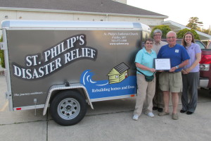 St. Philip's 50th trip certificate