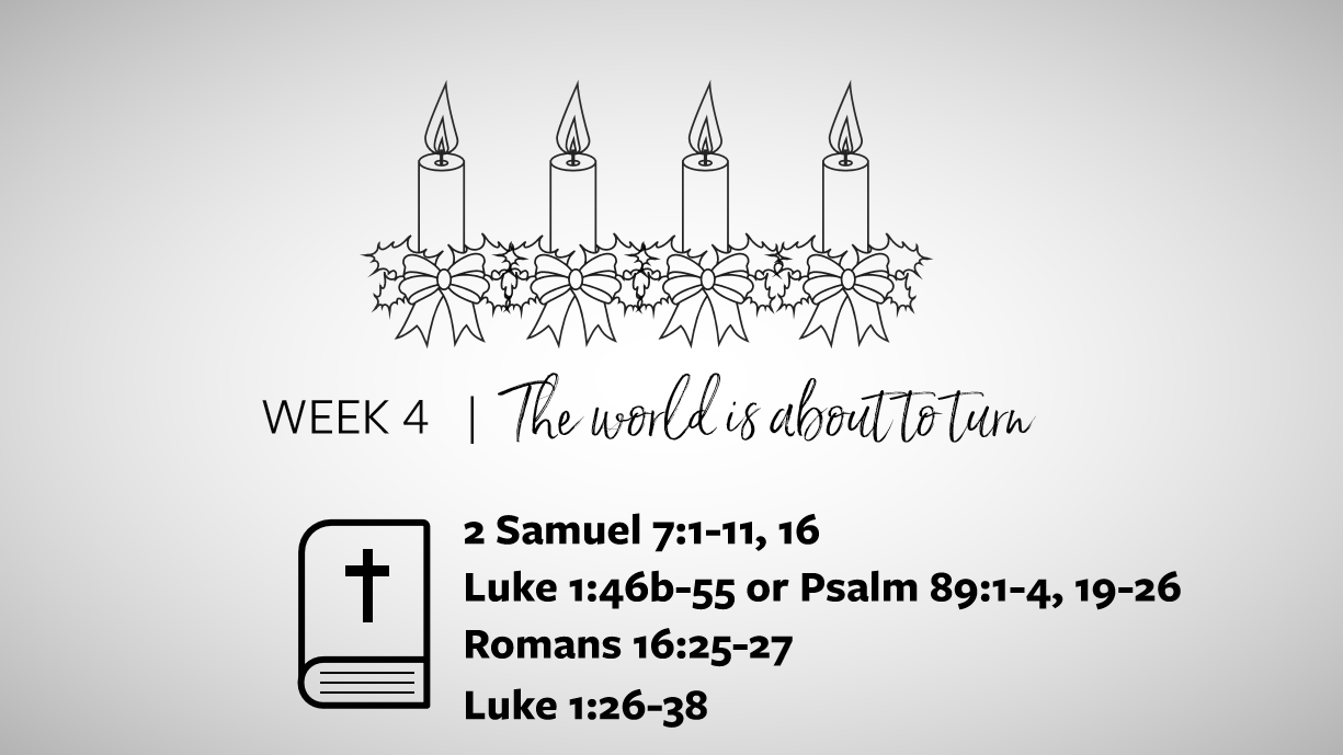Week 4: The world is about to turn